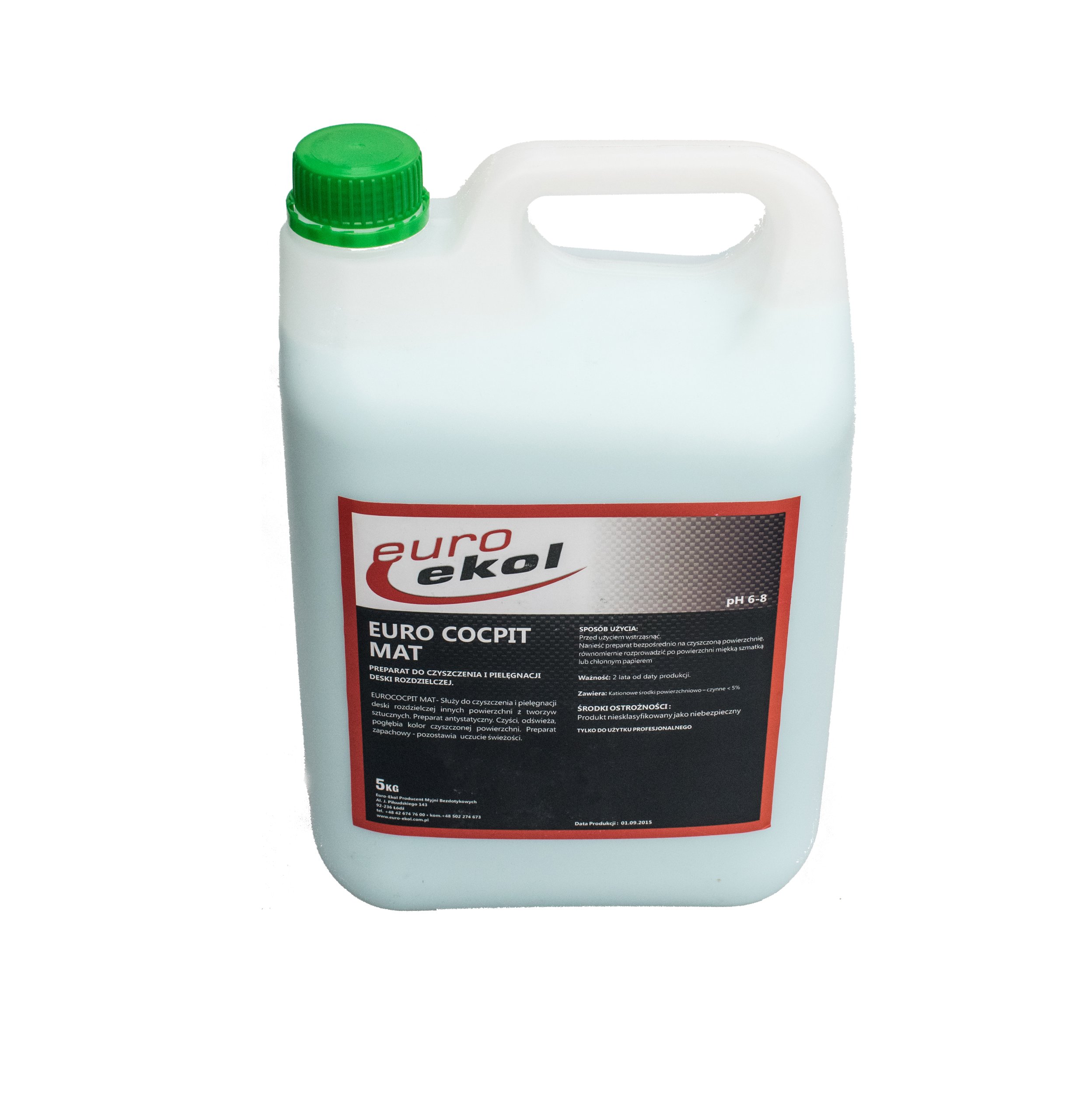 Euro Ekol Cocpit Mat DRESSING DO PLASTIKOW MAT 5L Brand Euro Ekol