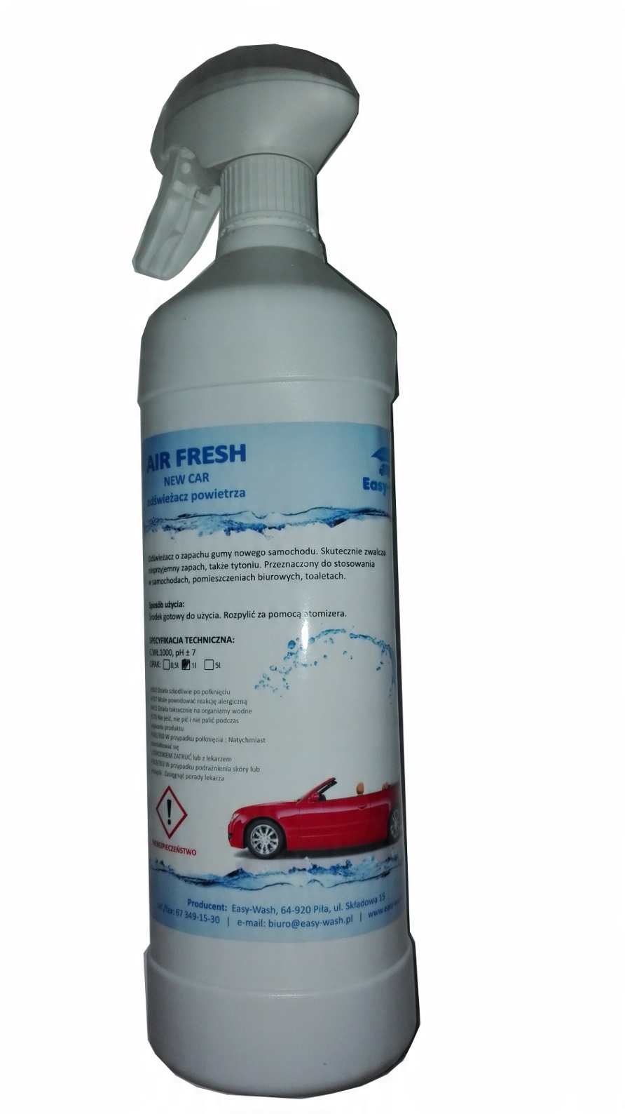 

Zapach New Car 1L Odświeżacz Powietrza Easy-wash