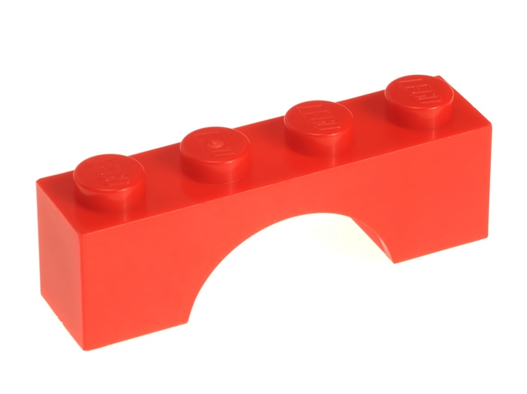 

Lego Klocek mostek 1x4 3659 czerwony 2 szt.