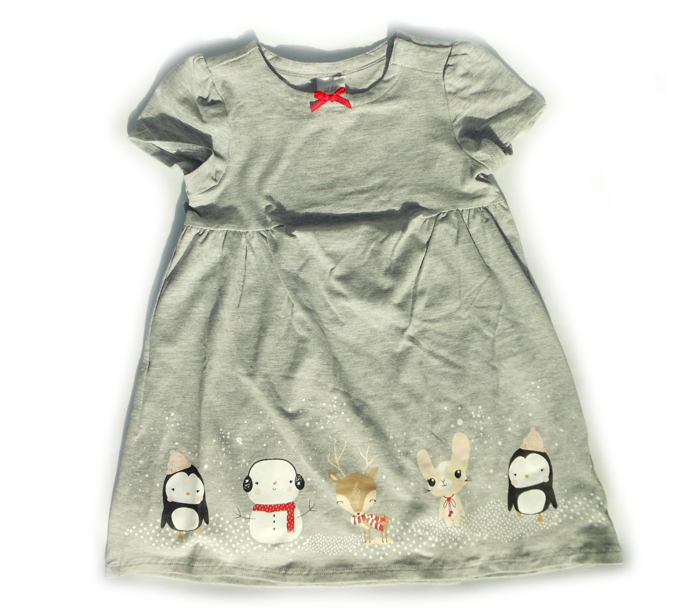 

H&m Sukienka W Zwierzątka Krótki Rękaw 80