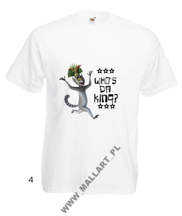 ФУТБОЛКА УЗОРЫ КОРОЛЬ ДЖУЛИАН ТЕКСТЫ ПИНГВИНЫ