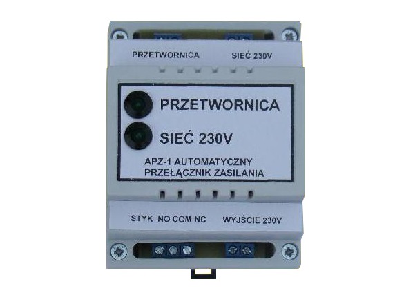 

Automatyczny Przełącznik Źródła Zasilania APZ-1