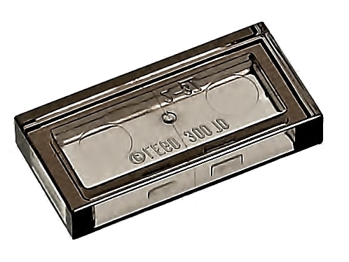 

Lego Płytka gładka 1x2 3069b czarna trans 2 szt.