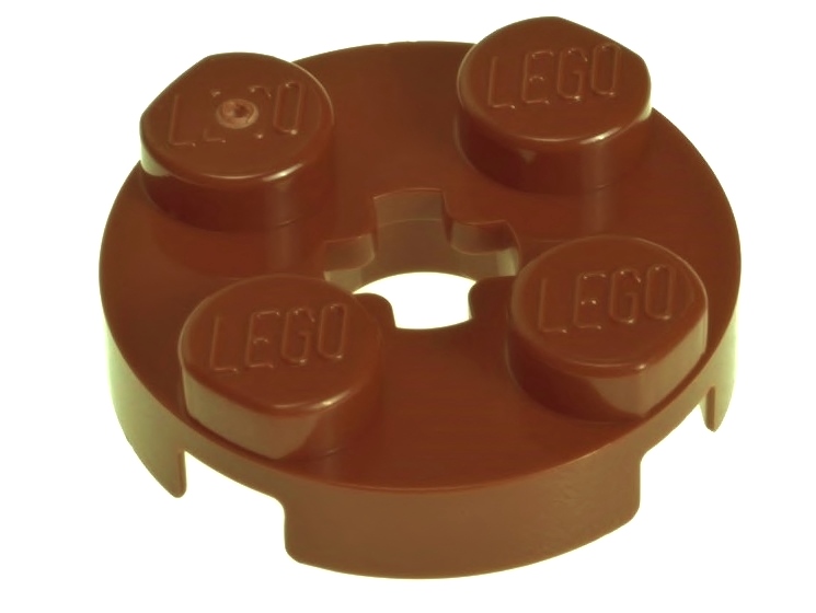 

Lego Płytka okrągła 2x2 4032 brązowa 2 szt.