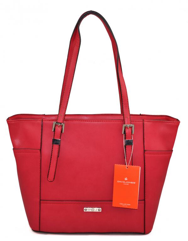 

Torebka David Jones Czerwony Shopper Bag