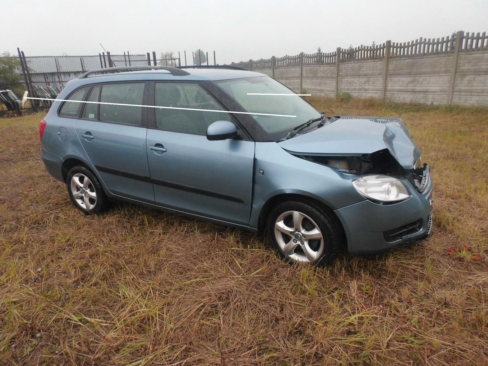 Крыша релинги skoda fabia ii универсал голубой 9154 в Украине