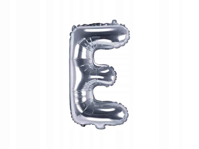 

Balon foliowy E srebrny 35cm 1szt FB2M-E-018