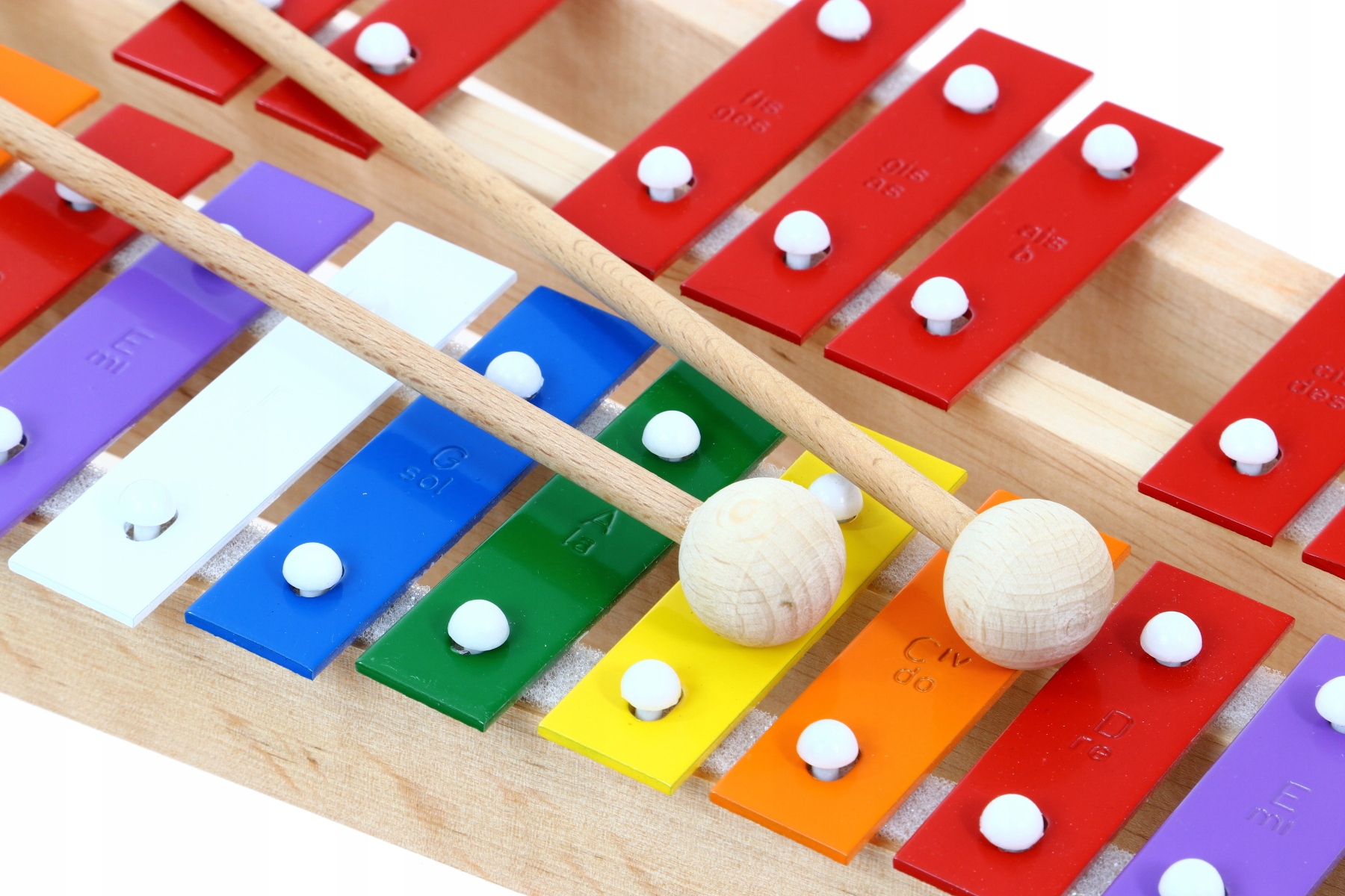 CYMBAŁKI 27 TONOWE Dzwonki Chromatyczne DREWNO KOL Bohater brak