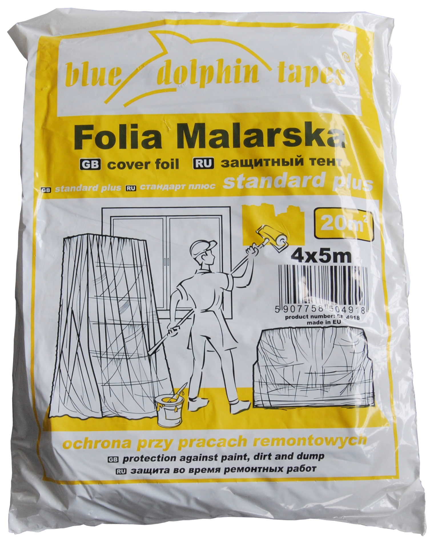 

Folia Malarska Blue Dolphin 4m x 5m Standard Plus