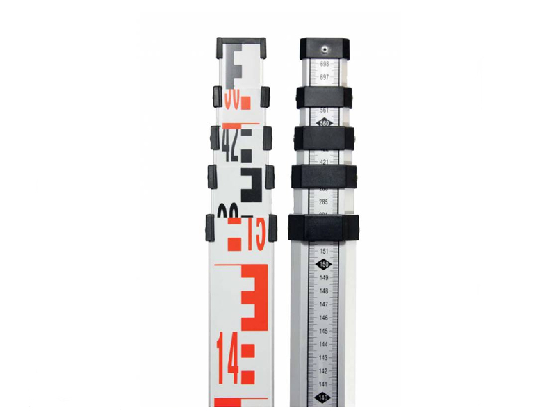 Nivelační záplata 5 m s geodetickou libelou