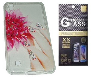 

Etui 3D Diamond Lg XPower X Power X-Power + Szkło