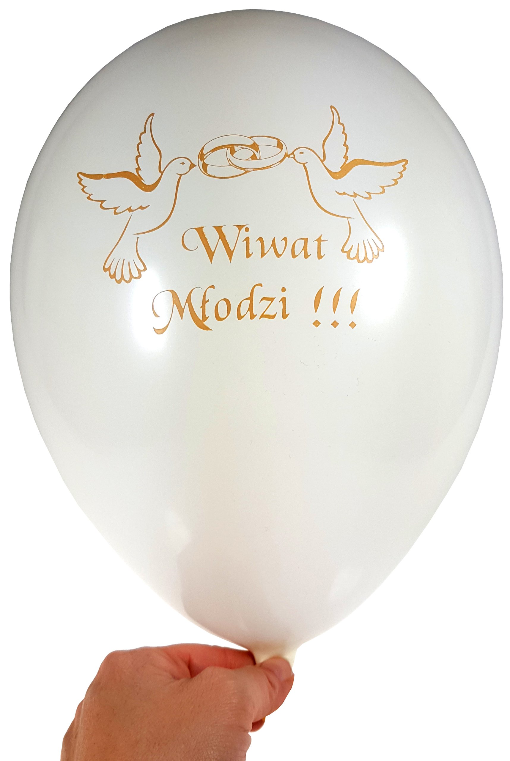 

Balon Ślubny Wiwat Młodzi ślub wesele 5 szt/kpl