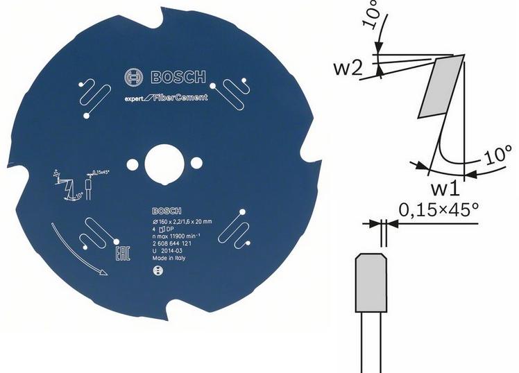

Tarcza pila widiowa do cementu Bosch 254 30 6z