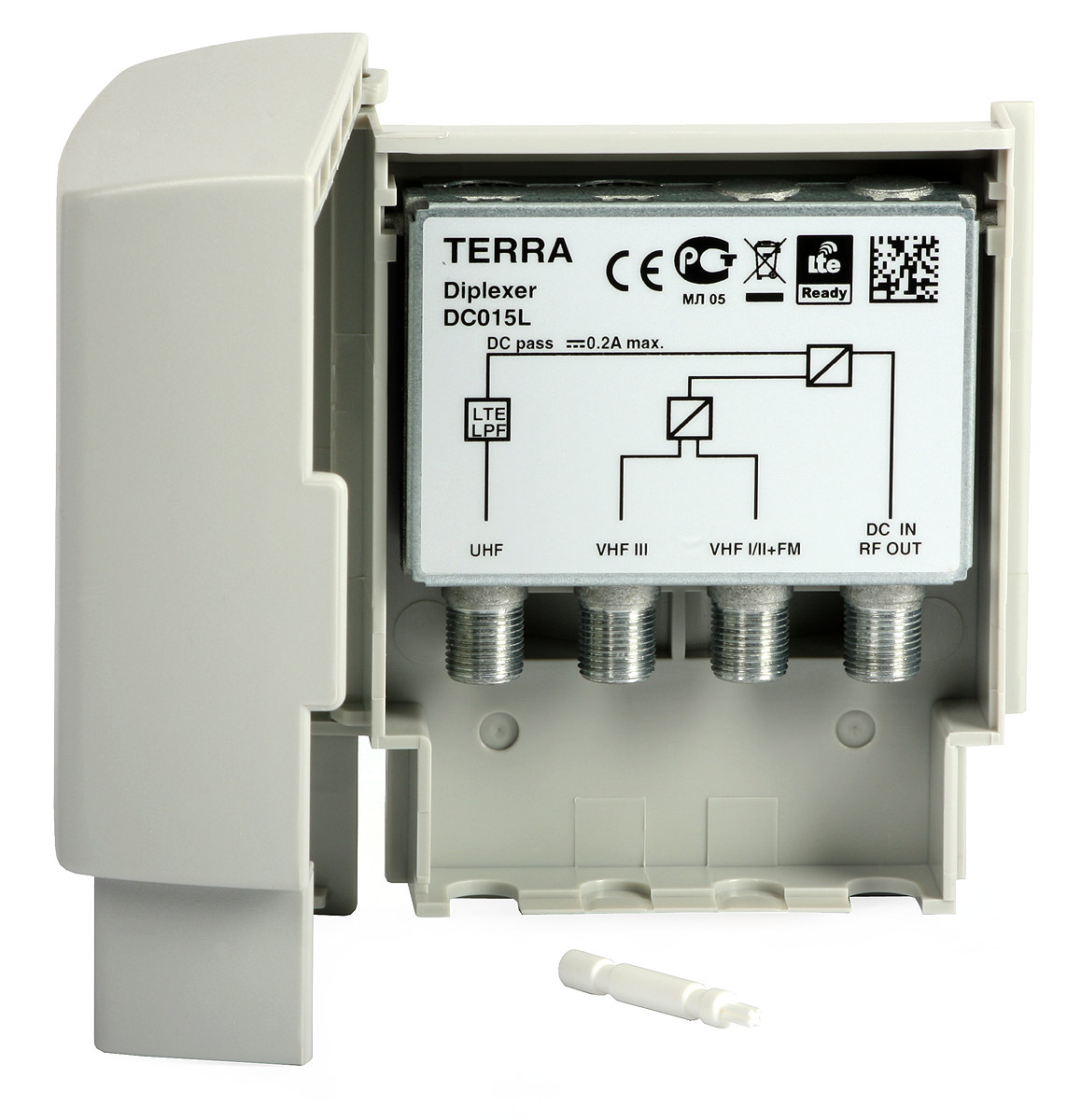 

Zwrotnica DC015L Vhfi/ii+fm-vhfiii-uhf Terra