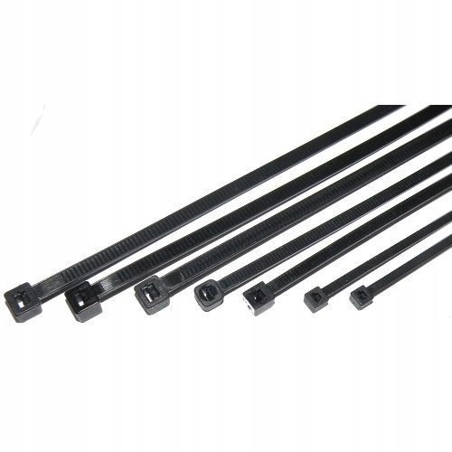 

Opaski kablowe trytki 450x7.6mm czarne 100szt