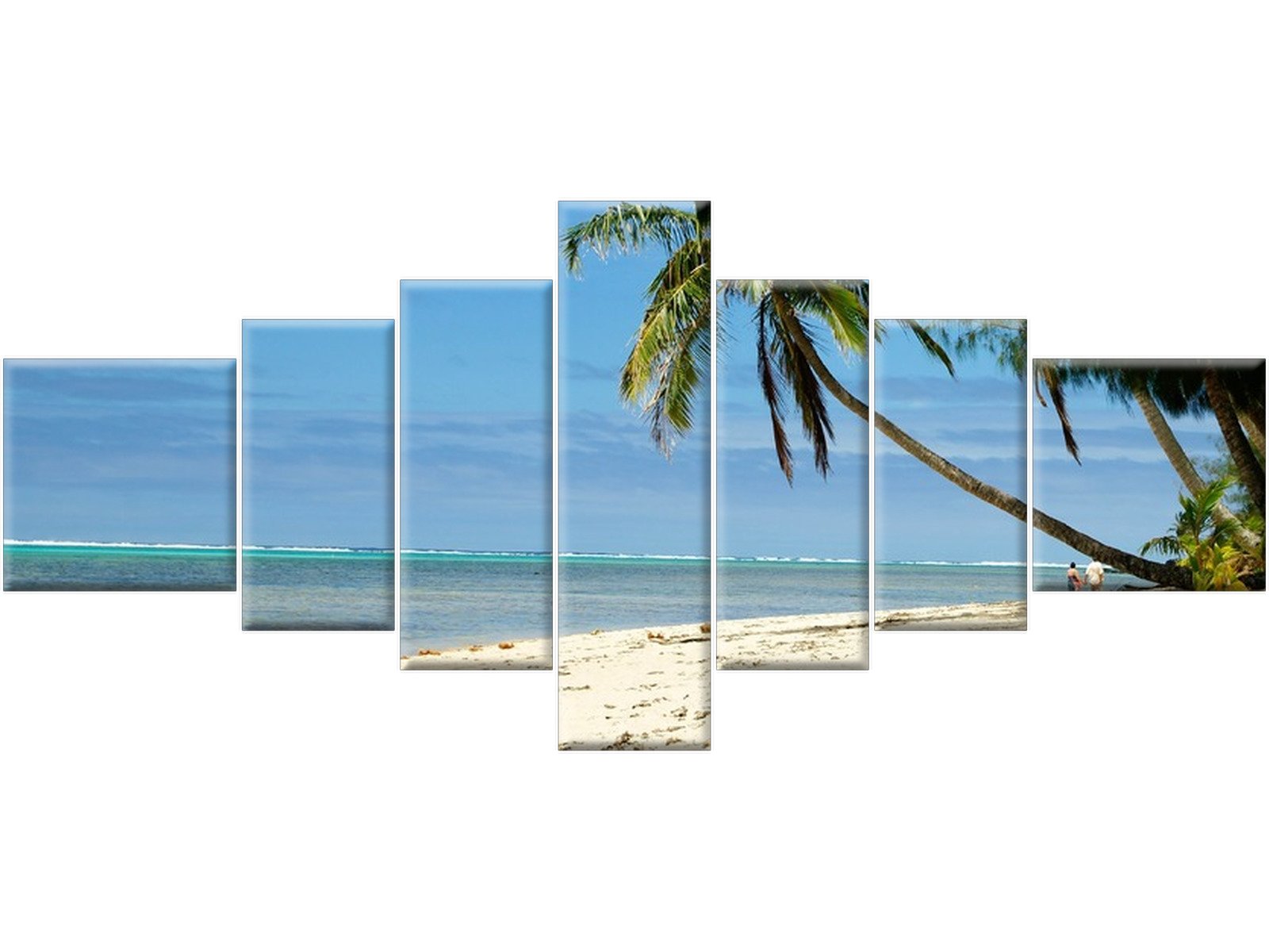 

Hawajska plaża Egzotyczne wakacje 160x70 Tryptyk