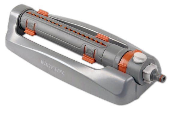 White Line Metalowy zraszacz oscylacyjny o zmiennej szerokości