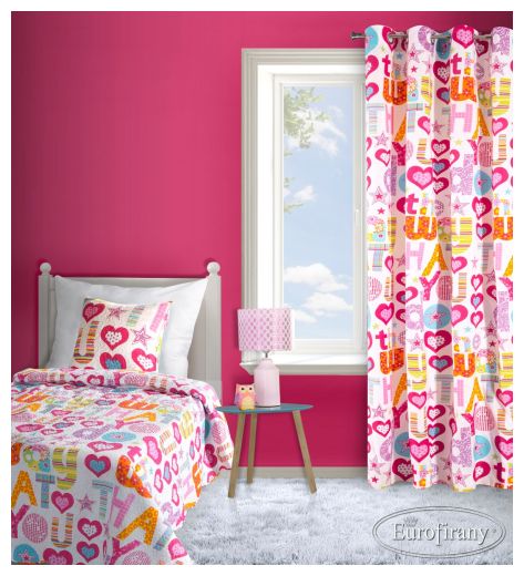 Dívčí přehoz na jednolůžko, přehoz s potahem |170 x 210 cm