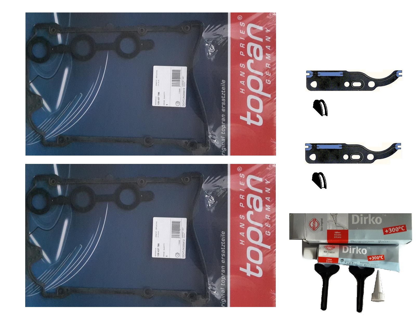 109437 - ПРОКЛАДКА КРЫШКИ КЛАПАНА В СБОРЕ AUDI 2.4 2.8 2.7