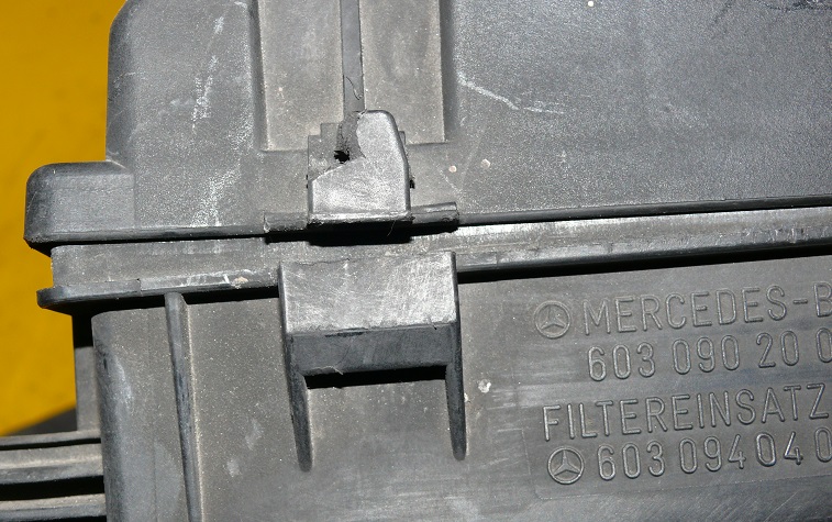 Gehäuse filter luft MERCEDES W140 3.5 TD S350