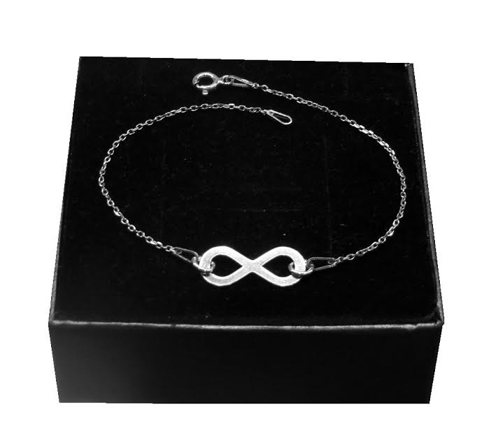 

Srebrna Bransoletka Infinity Nieskończoność 925