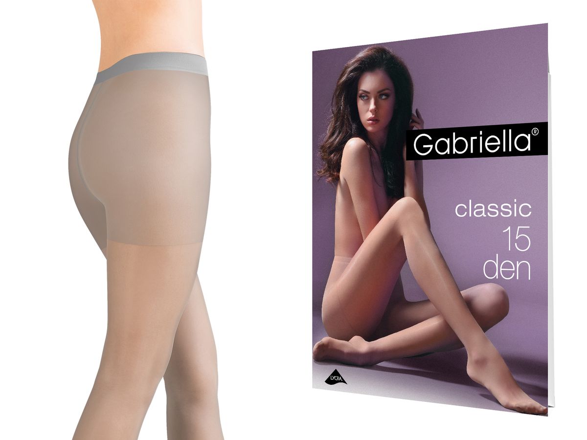 

Rajstopy Gabriella Classic 15 den Grigio 2
