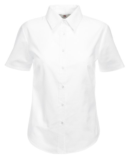 

Ladies Oxford Short Sleeve Shirt White S