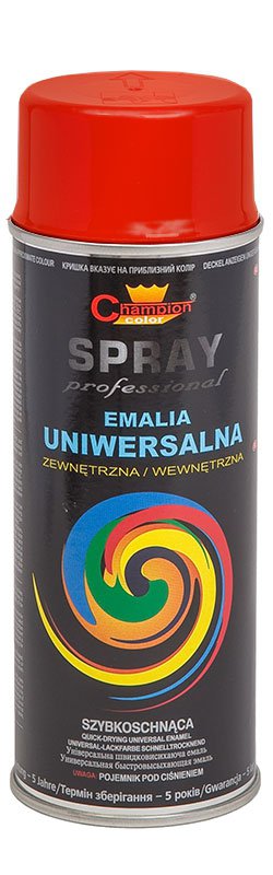 Emalia Farba Spray Lakier Ral 3000 Czerwony Champion