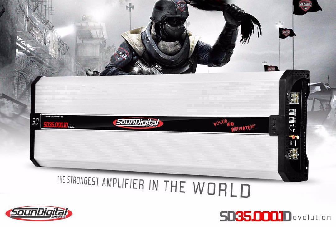 SounDigital SD3000.1D Evo 14.4V 1x 3918W Rms Spl Monoblok Zesilovač