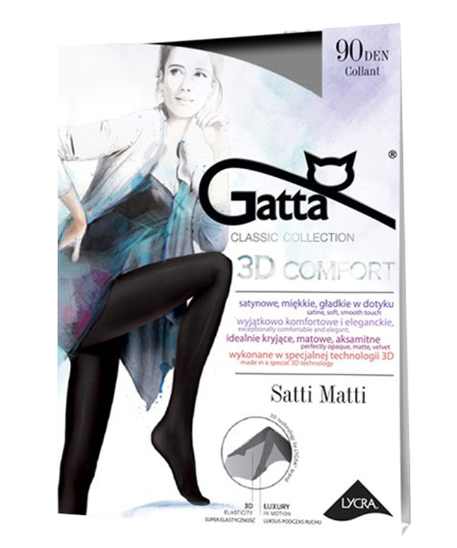

gatta rajstopy ! Satti Matti 90 den 3D # 2 S