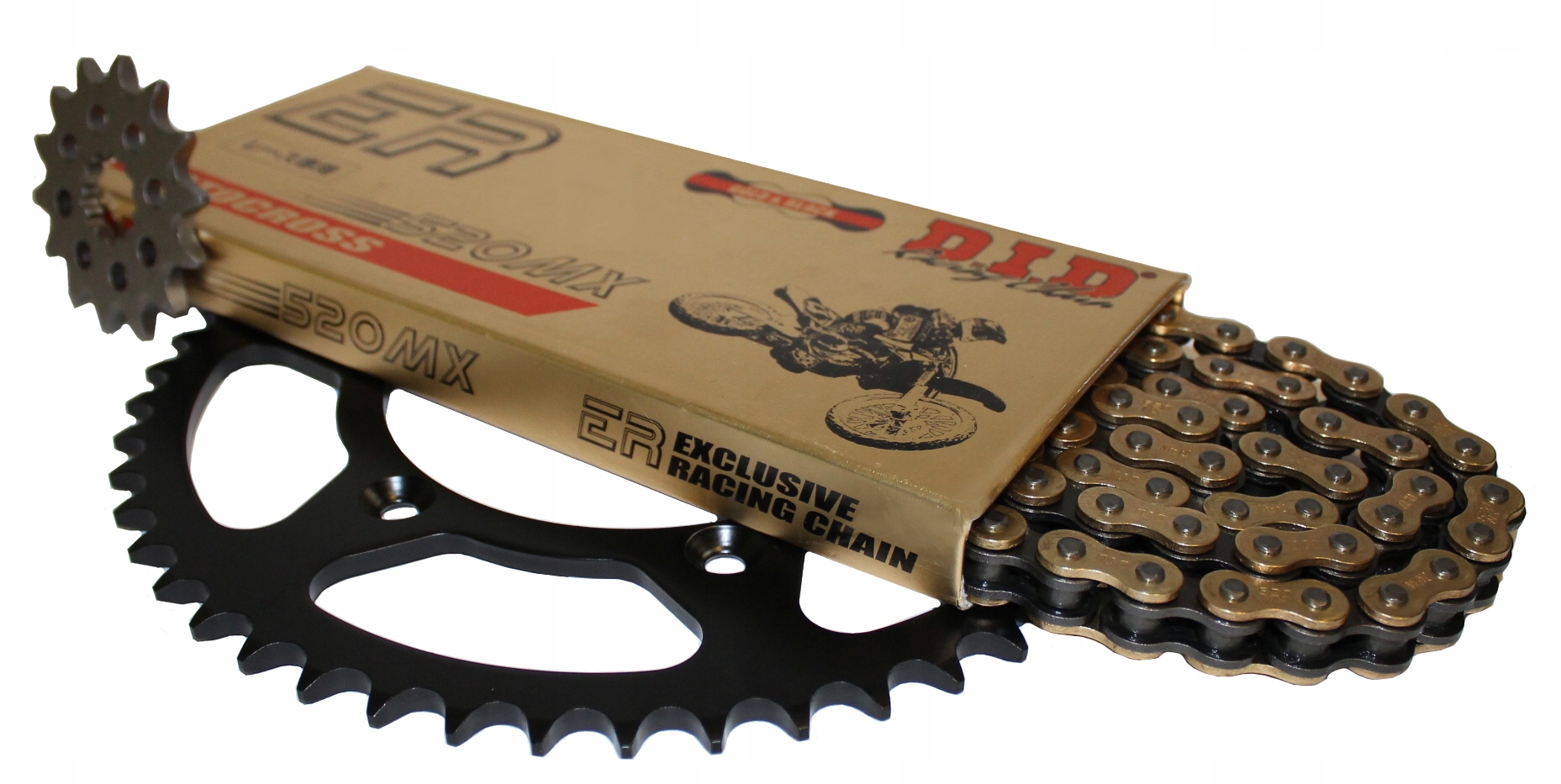 Sada pohonu Yamaha Yfm 660 Raptor Ultra Ozubení řetěz DiD Gold