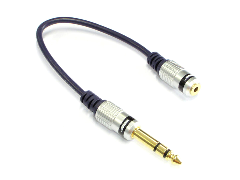 

Przejście wtyk duży Jack 6,3mm na mały Jack 3,5mm