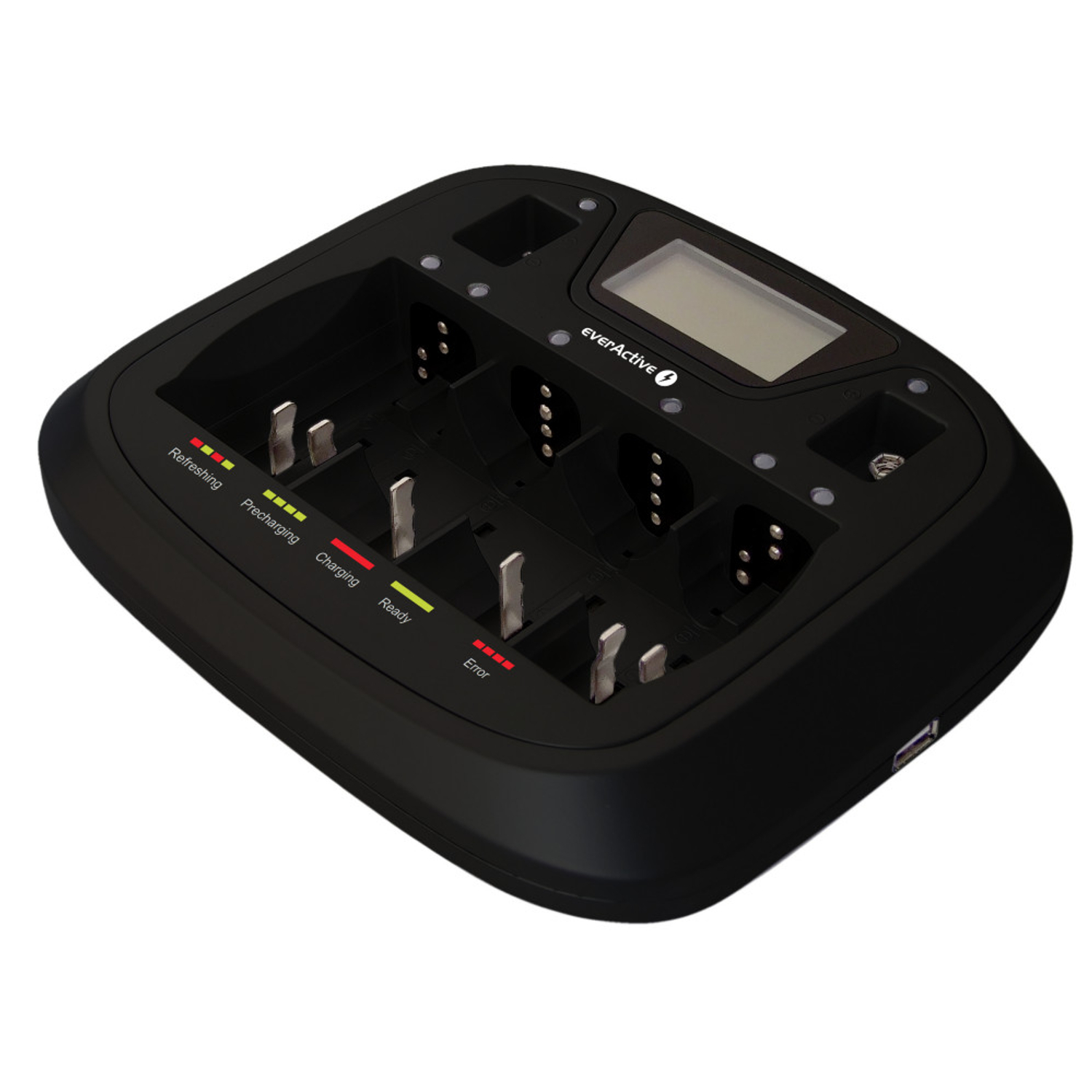 зарядний пристрій для акумуляторів NC-900U LCD USB 8 каналів бренд Everactive