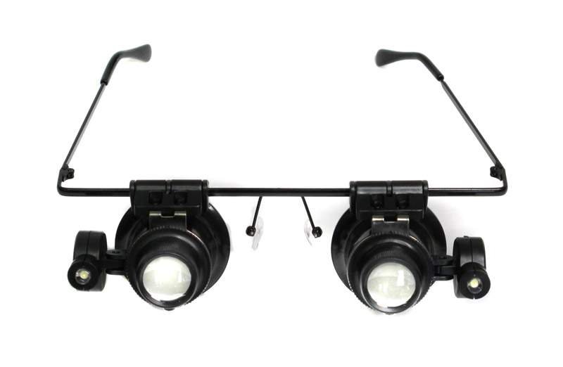 

Lupa Okulary Precyzyjne 2 xOKO Led 9892A 20X