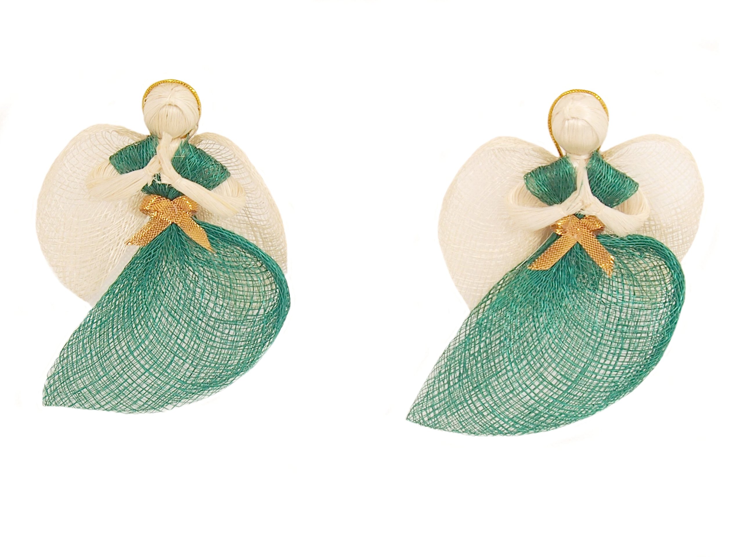 

Aniołek do powieszenia zielony na Choinkę 20 cm