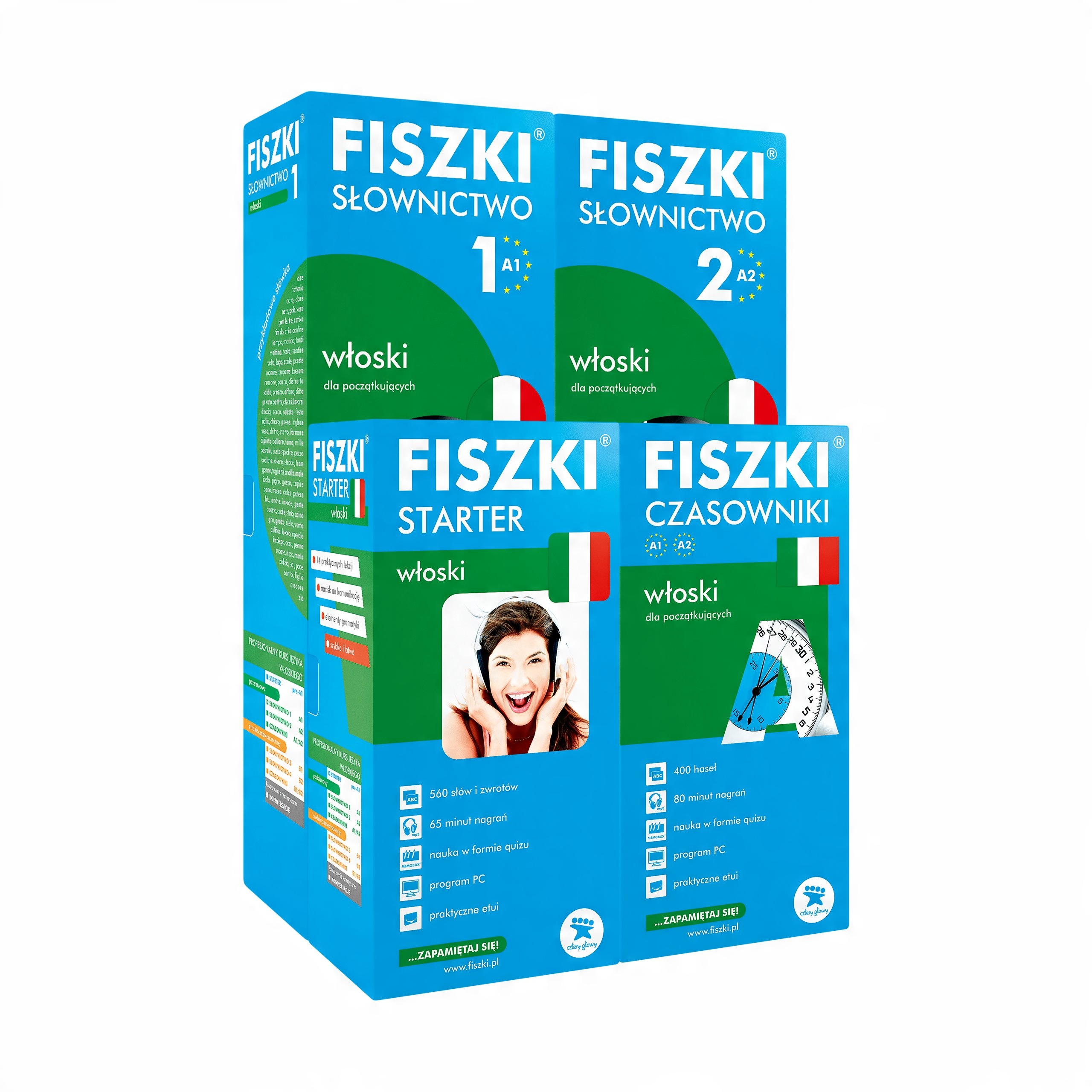 

Zestaw Fiszki Kurs Włoski dla początkujących