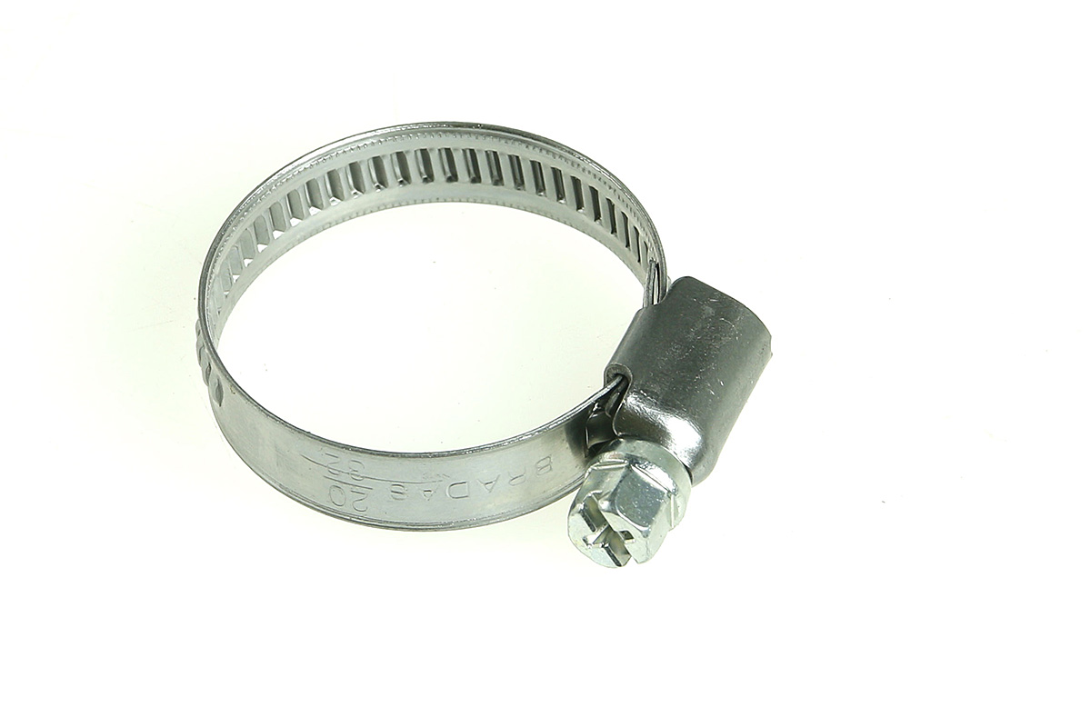 OPASKI ZAPINKI ZACISKOWE ŚLIMAKOWE METALOWA OPASKA NA RURĘ 20 - 32mm 10szt Szerokość 20 mm