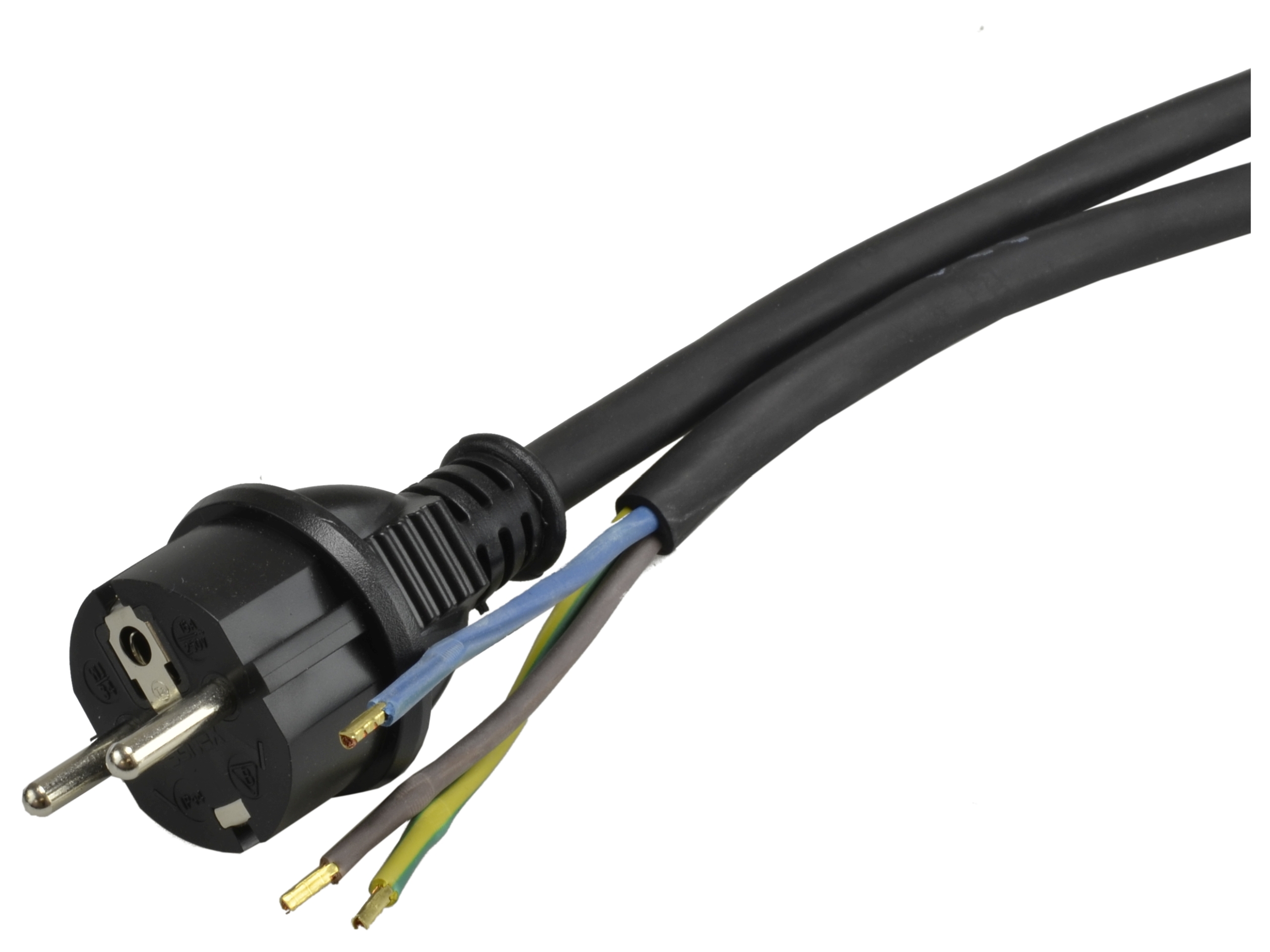 

Przewód kabel z wtyczką Spz Ow Guma 3x1,5 1,5m