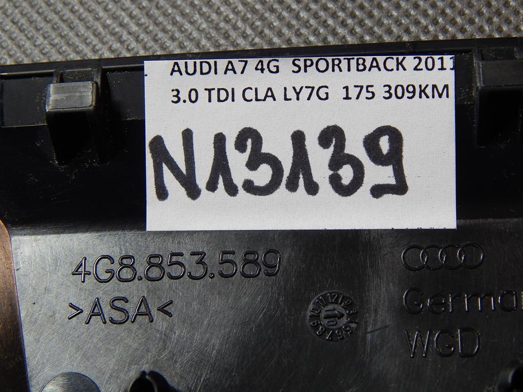 AUDI A7 4G OSŁONA SŁUPKA 4G8853589 Typ samochodu Samochody osobowe