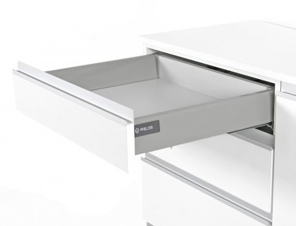 

Szuflada Comfort Box Rejs L-400 H-86 niska srebrny