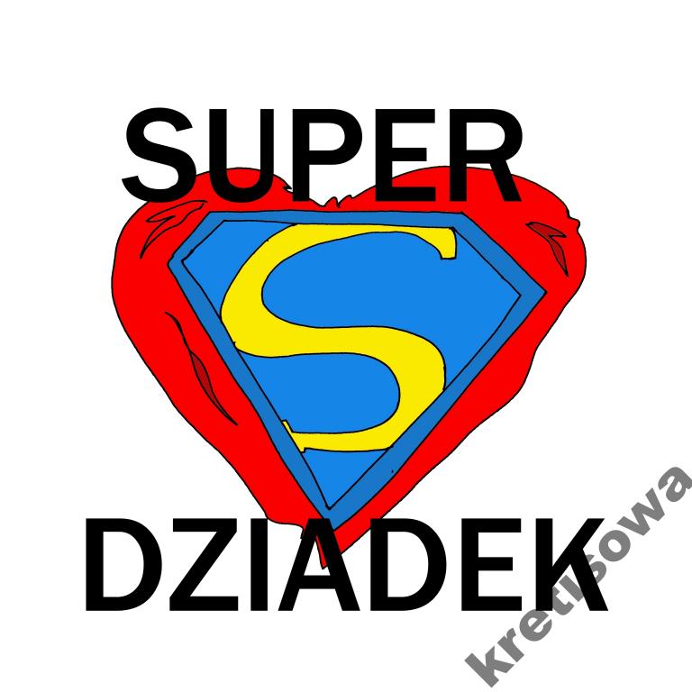

Męska Koszulka Super Tata Mąż Syn Dziadek s4b