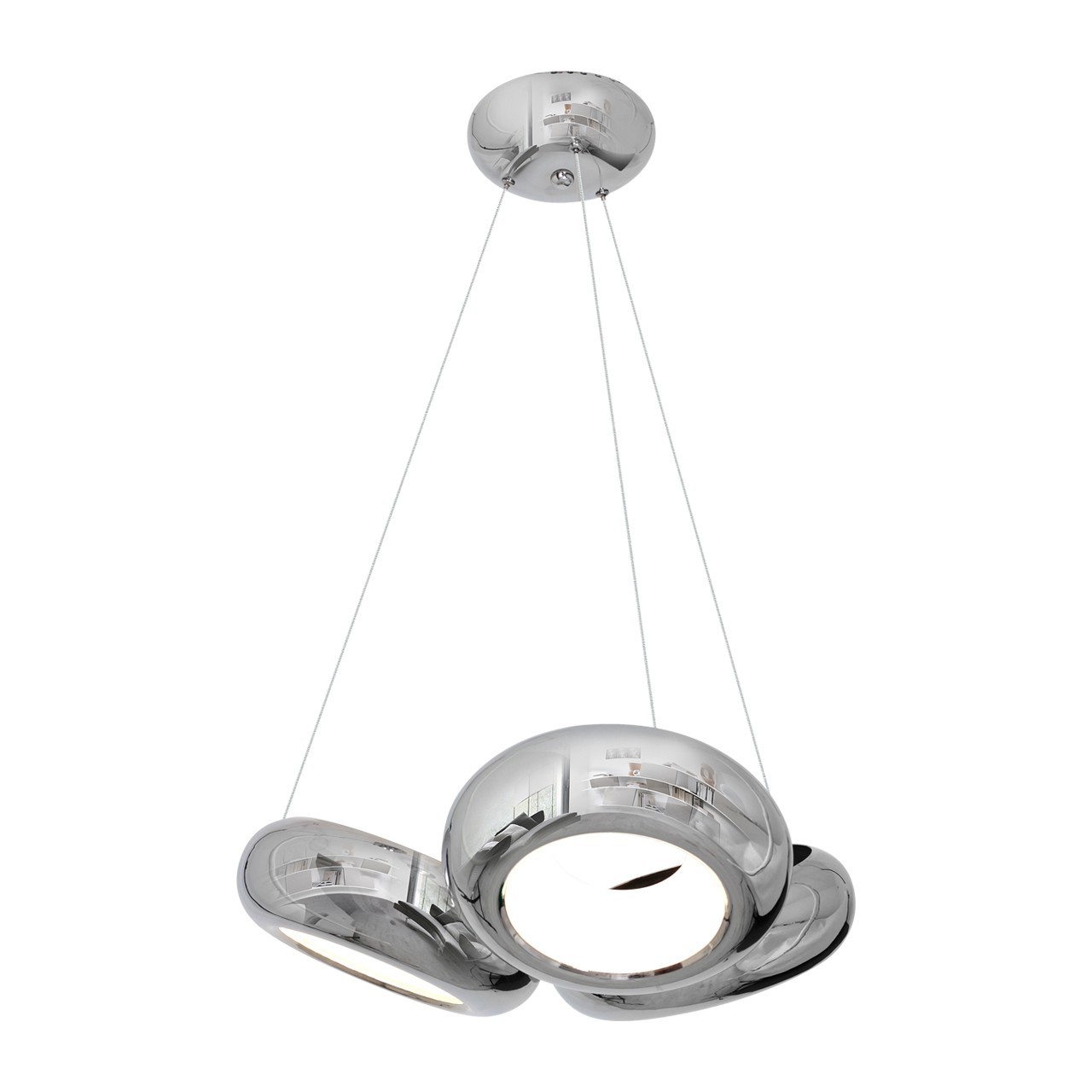 Lampa wisząca Milagro Mercurio 3 -punkty światła zintegrowane źródło Led