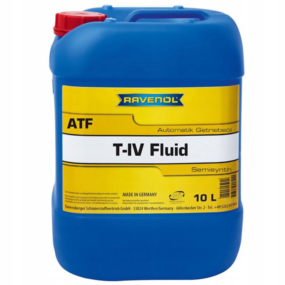 RAVENOL ATF T-IV Fluid 10L olej przekładniowy do skrzyni automatyczej