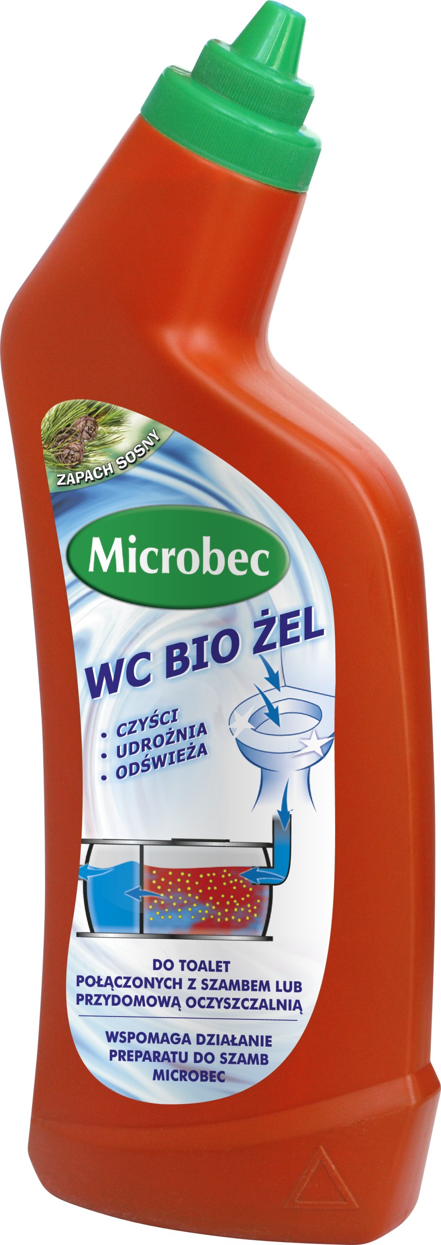 

Bros Bio Żel do sanitariatów wc Microbec 750ml