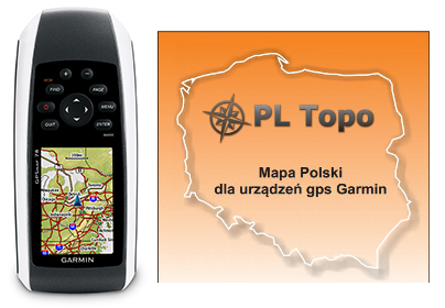 GARMIN GPSMAP 78 с картой PL TOPO + EU TOPO