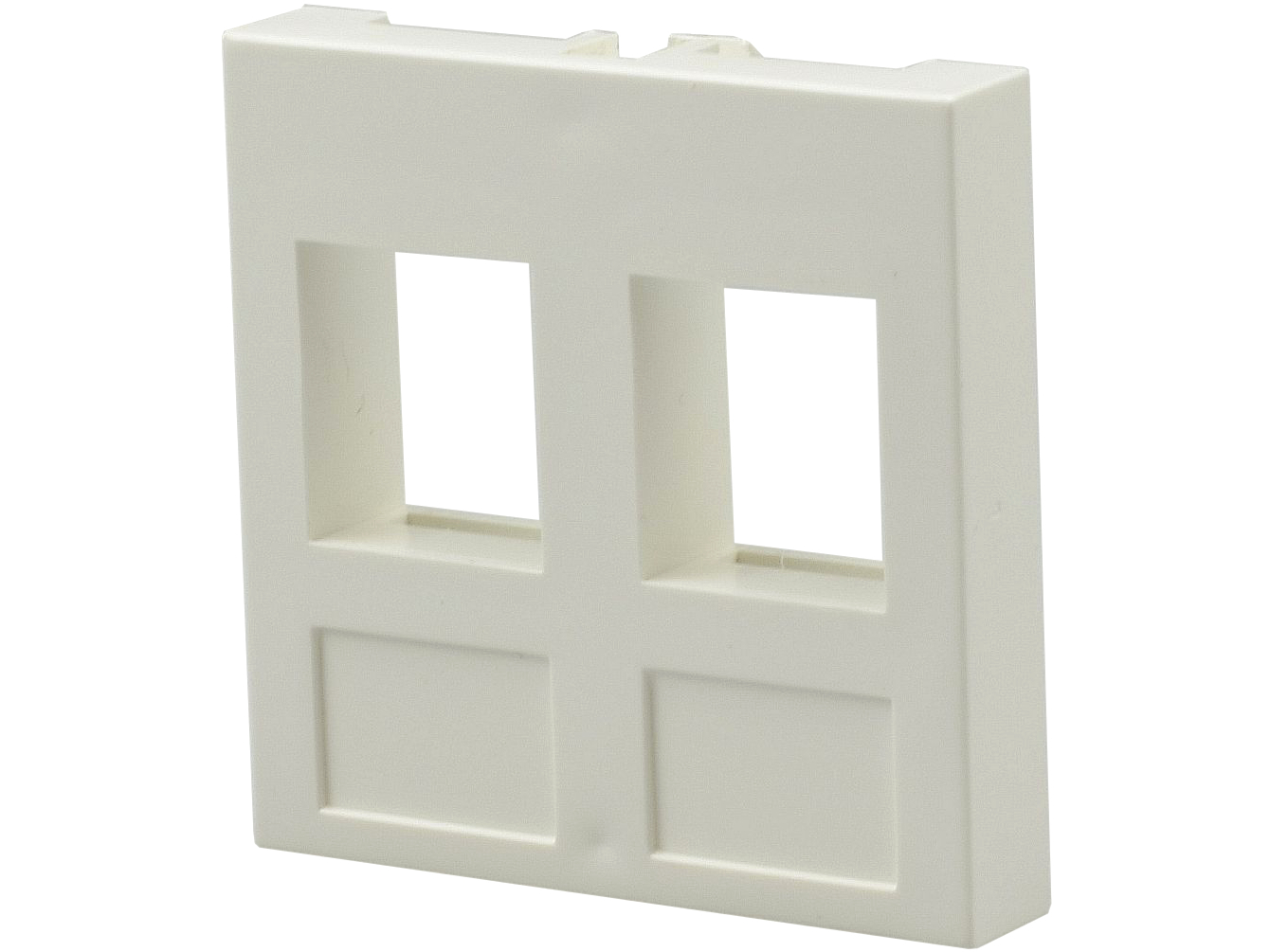 

Mediabox 45x45 Adapter 2x gniazdo keystone 2M
