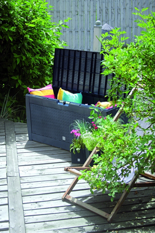 Skrzynia Tarasowa RATAN 320 litrów ! Antracytowa Marka Prosperplast