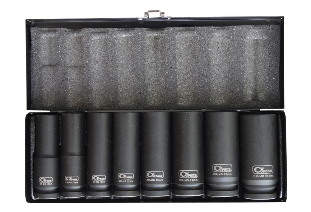 ZESTAW NASADKI UDAROWE DŁUGIE 1/2 13-24 mm C4026