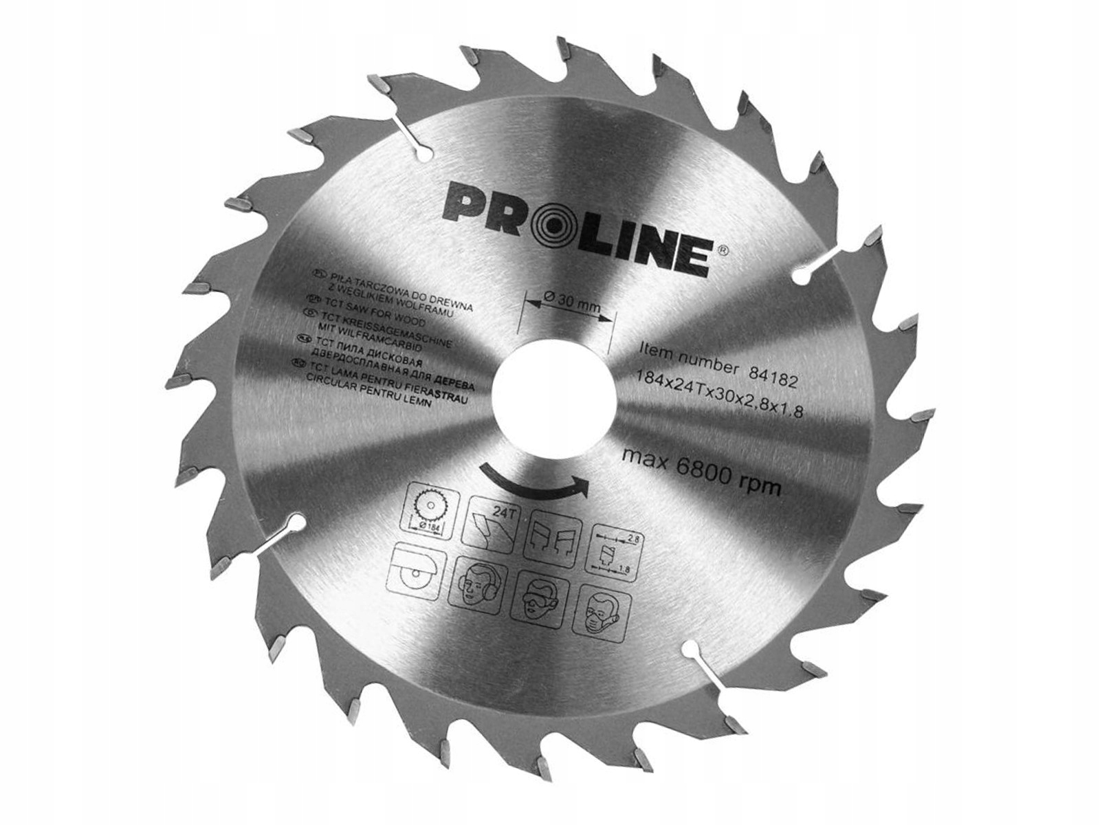 

Proline Piła tarczowa do drewna 250x30/20/16 40z