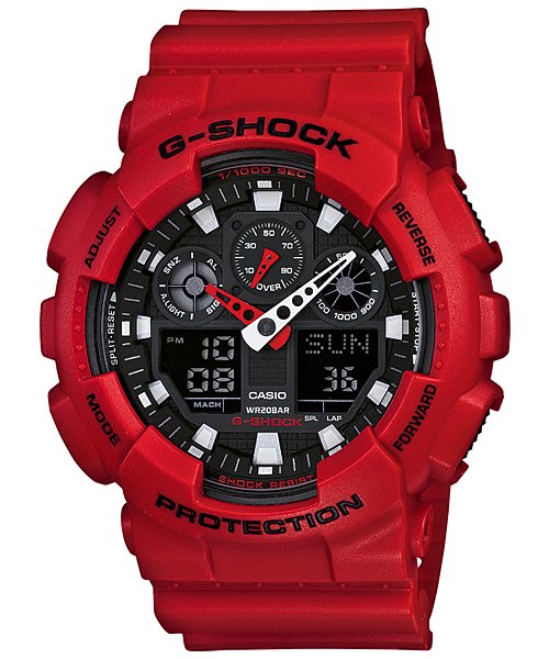 Sportovní pánské hodinky Casio G-shock GA-100B Gwar.3+3L Zibi Gravírování